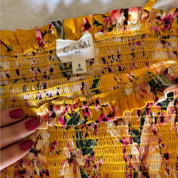 Cami NYC Yellow Floral Dress - Picture 2 of 4